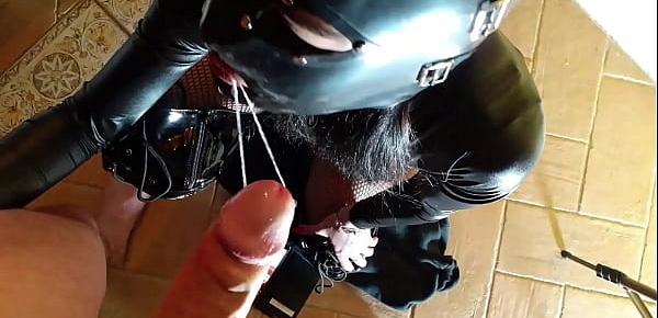 Compilation of pov deepthroat and mouth fucking with lot of drooling